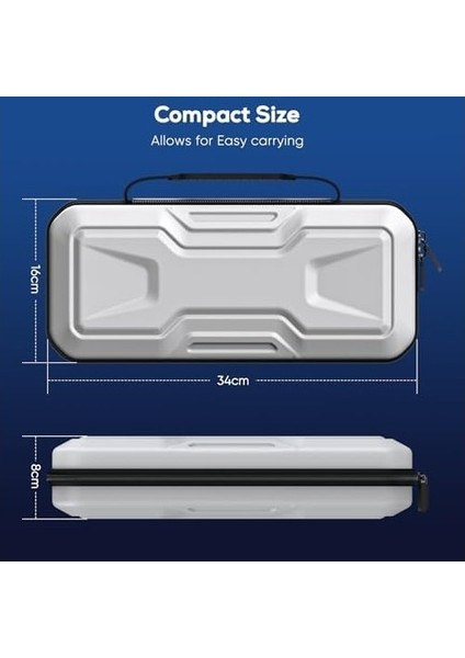 Playstation Portal Taşıma Çantası, Koruyucu Sert Kabuk Taşınabilir Seyahat Taşıma Çantası Playstation Portal Uzaktan Oynatıcı Için Tam Kılıf Aksesuarı (Yurt Dışından) fiyatları