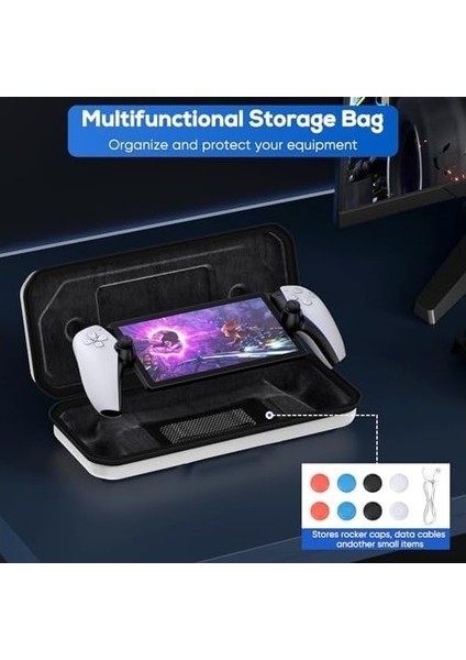 Playstation Portal Taşıma Çantası, Koruyucu Sert Kabuk Taşınabilir Seyahat Taşıma Çantası Playstation Portal Uzaktan Oynatıcı Için Tam Kılıf Aksesuarı (Yurt Dışından) fırsatları