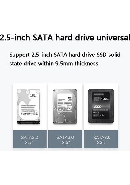 TU31 SSD Harici Mobil Sabit Disk Kutusu (Yurt Dışından)