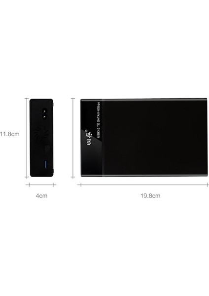 Evrensel Sata 2,5 / 3,5 Inç Usb3.0 Arayüzü Harici Durum Sürücüsü (Yurt Dışından)