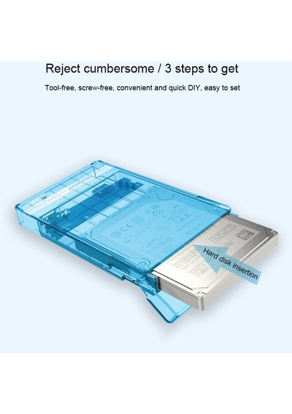 Seatay HD213 Sata 2,5 Inç USB 3.0 Arayüzü HDD Muhafazası (Yurt Dışından)