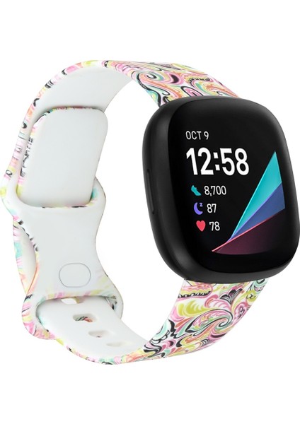 Fit Versa 3 Ing Kordonlu Saat Için (Yurt Dışından)