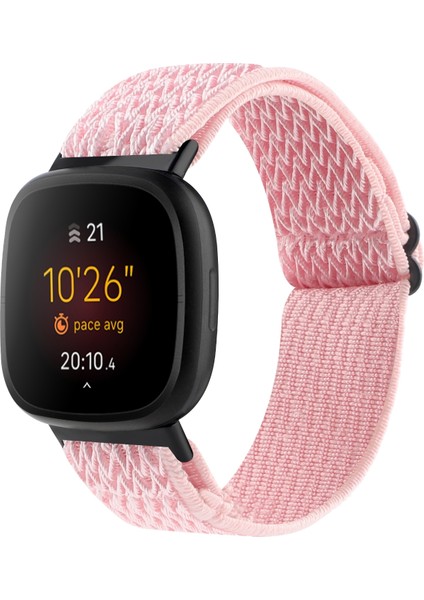 Fitbit Versa 4 / Sense 2 Için Naylon Saat Bandı (Yurt Dışından)