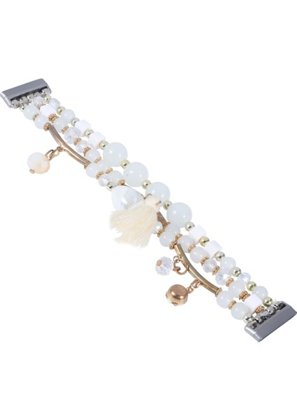 Fit Versa 3 / Sense Için Yuvarlak Boncuklu Zincirli Saat Kordonu (Yurt Dışından) fiyatları