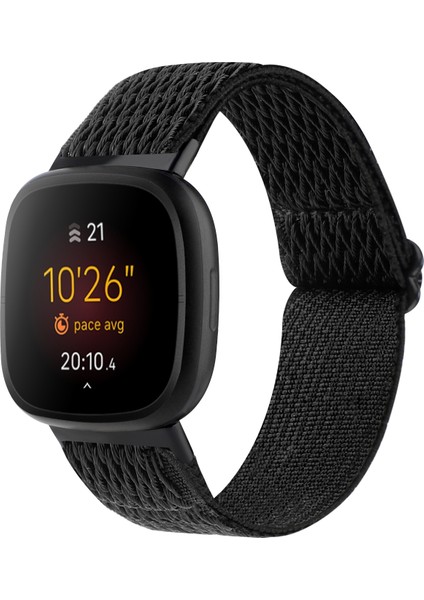 Fitbit Versa 4 / Sense 2 Için Naylon Saat Bandı (Yurt Dışından)