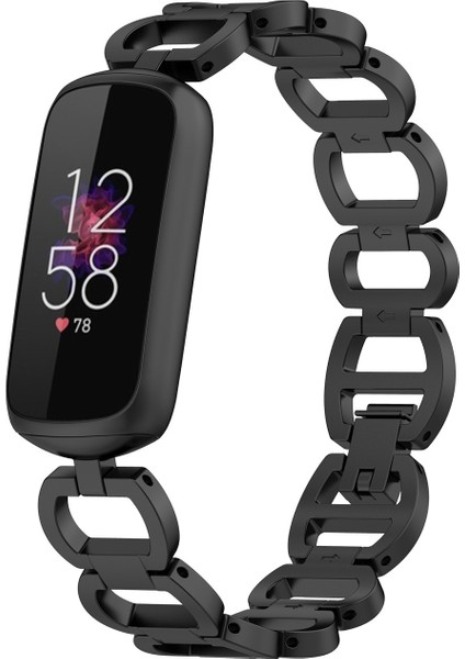 Fit Luxe Özel Sürüm Metal Kordonlu Saat Için (Yurt Dışından)