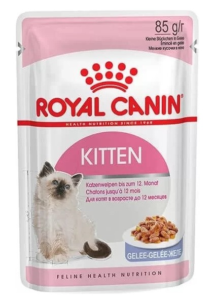 Kitten Jelly Pouch Yavru Konserve Kedi Maması 85 gr