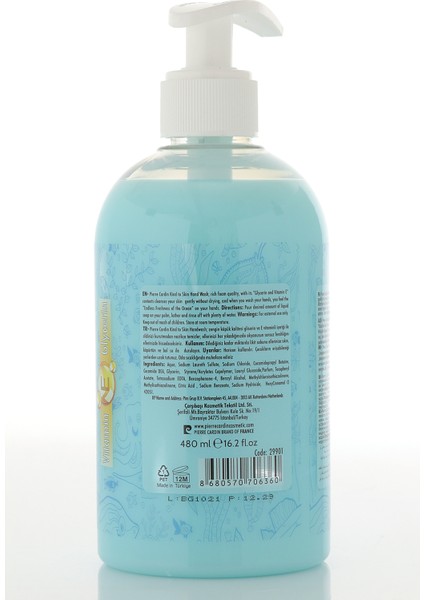 Kind to Skin Okyanus Kokulu E Vitaminli Sıvı El Sabunu 480 ml