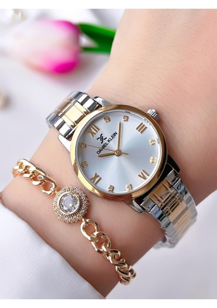 Çelik Kordon ve Deri Kordonlu 30 mt Suya Dayanıklı Kadın Kol Saati 13773X3 fiyatları