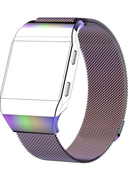 Fıt Iyonik Milanese Watch Için Büyük Boy: Fıtbıt Iyonik Için 24X2.2CM Saat Kayışı (Yurt Dışından)