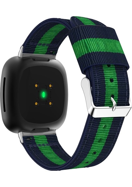 Fit Versa 3 Için Naylon Saat Fitbit Versa 3 Saat Kayışı (Yurt Dışından)
