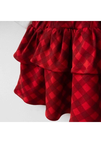 Yılbaşı Konseptli Kız Bebek Salopet Sweat 2'li Takım indirimleri