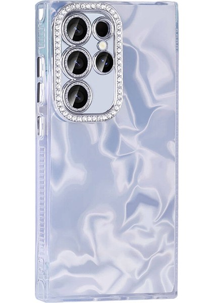 Galaxy S23 Ultra Kılıf Airbagli Parlak Taş Detay Tasarımlı Esila Kapak modelleri