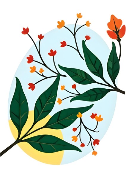 Matisse - Boho - Art Deco - Soyut - Doğa ( 3 Lü Çerçevesiz ) Poster - Afiş - Tablo KR2C01287/