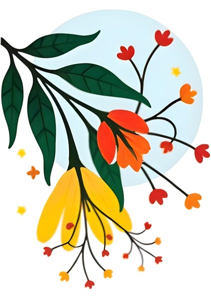 Matisse - Boho - Art Deco - Soyut - Doğa ( 3 Lü Çerçevesiz ) Poster - Afiş - Tablo KR2C01287/