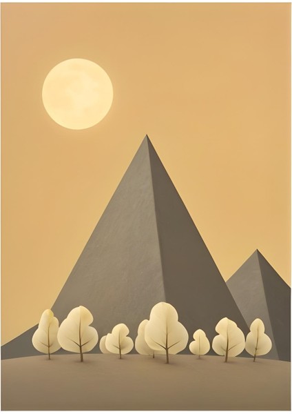 Matisse - Boho - Art Deco - Soyut - Doğa ( 3 Lü Çerçevesiz ) Poster - Afiş - Tablo KR2C01101/