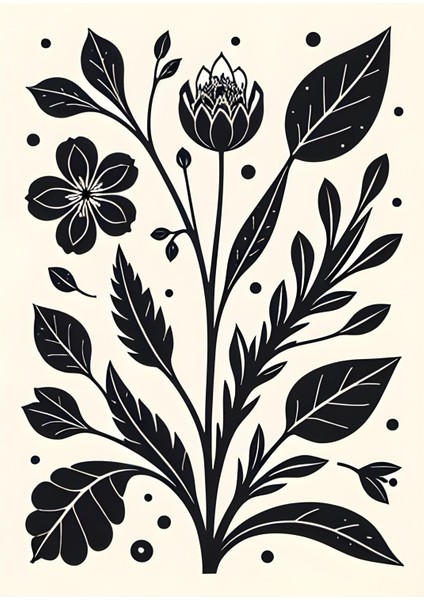 Matisse - Boho - Art Deco - Soyut - Doğa ( 3 Lü Çerçevesiz ) Poster - Afiş - Tablo KR2C01113/