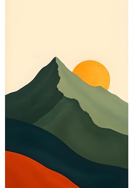 Matisse - Boho - Art Deco - Soyut - Doğa ( 3 Lü Çerçevesiz ) Poster - Afiş - Tablo KR2C01150/ fırsatları