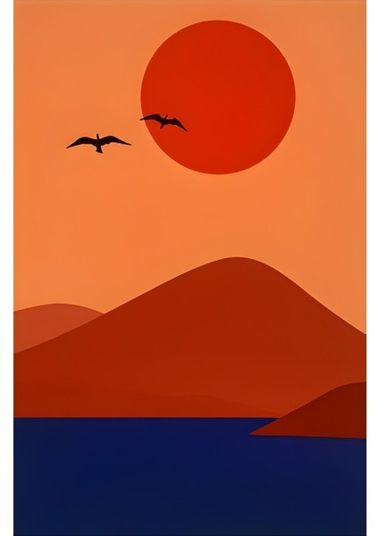 Matisse - Boho - Art Deco - Soyut - Doğa ( 3 Lü Çerçevesiz ) Poster - Afiş - Tablo KR2C01227/ fiyatları