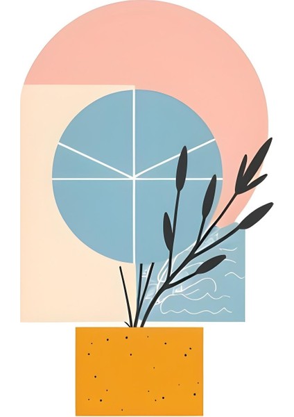 Matisse - Boho - Art Deco - Soyut - Doğa ( 3 Lü Çerçevesiz ) Poster - Afiş - Tablo KR2C01236/ fiyatları