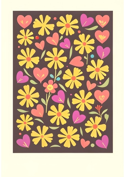 Matisse - Boho - Art Deco - Soyut - Doğa ( 3 Lü Çerçevesiz ) Poster - Afiş - Tablo KR2C01257/