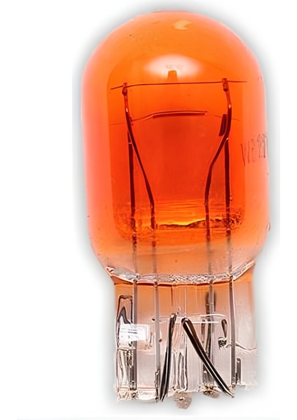 Ampul 12V 21/5W 1016 Dipsiz Sarı Ampul T20 Çift Duy 10 Adet