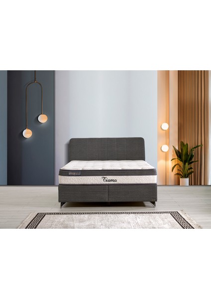 Tiamo Set 180X200 (Yatak+Baza+Başlık)