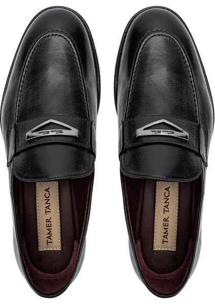 Erkek Deri Siyah Loafer Ayakkabı 1016 365 Erk Ayk SK24-25 Sıyah indirimleri