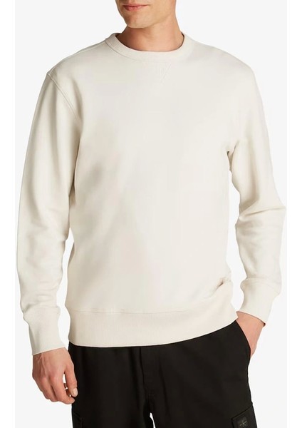 Woven Label Crew Neck