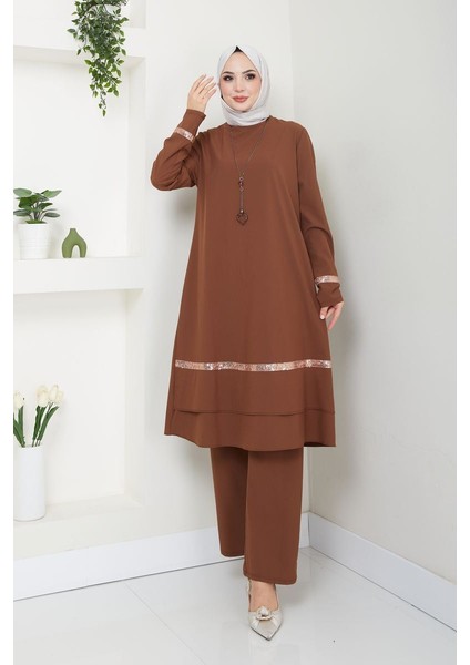 Kadın Moda Tesettür Giyim Abiye Takım Elbise 2680