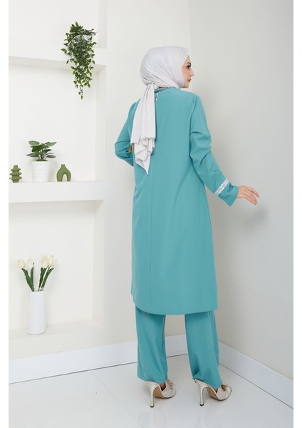 Kadın Moda Tesettür Giyim Abiye Takım Elbise 2680