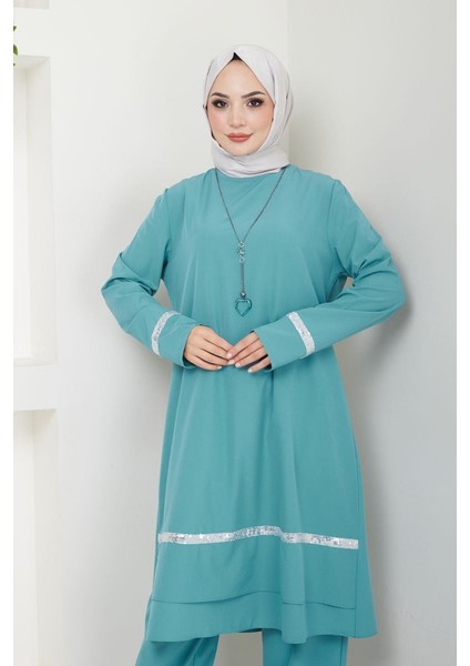 Kadın Moda Tesettür Giyim Abiye Takım Elbise 2680