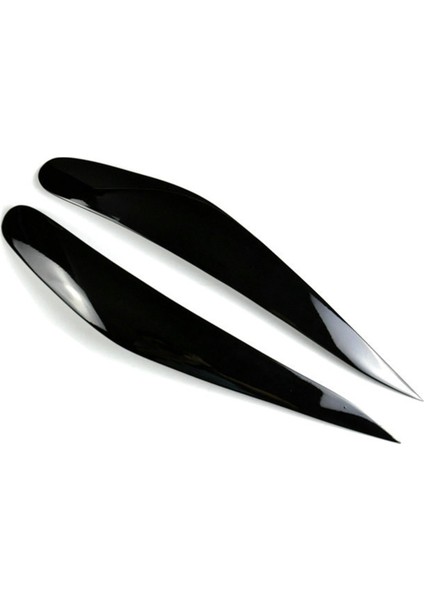 Araba Far Kaşları Ayar Kapağı 7 Serisi Için F01 F02 2009-2014 Kafa Işık Lambası Göz Kapağı Reçine Dekoratif Çıkartmalar (Yurt Dışından)