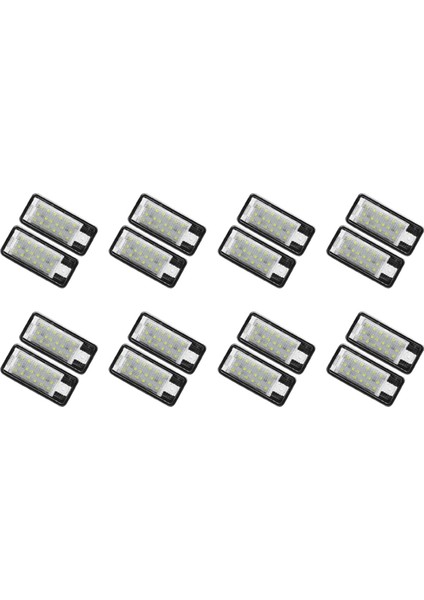 8x Araba LED Lisans Numarası Plaka Işık Lambası Beyaz A3 S3 8p A4 B6 B7 A5 A6 4f A8 S8 C6 (Yurt Dışından)