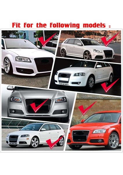 Araba Ön Sol Far Başkanı Işık Lamba Çerçevesi Kabuk Temizle Abajur Kapağı A3 8p S3 Rs3 08-12 8P0941003 (Yurt Dışından) fırsatları