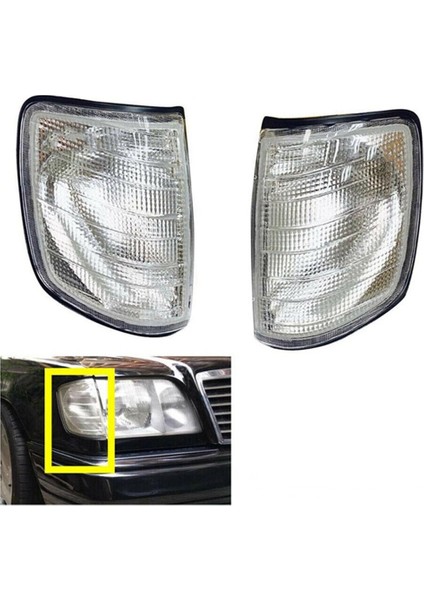 1 Çift Köşe Park Lambası Dönüş Sinyal Işıkları W124 E SINIFI-1995 1248260043 1248260743 1248260143-A (Yurt Dışından) indirimleri