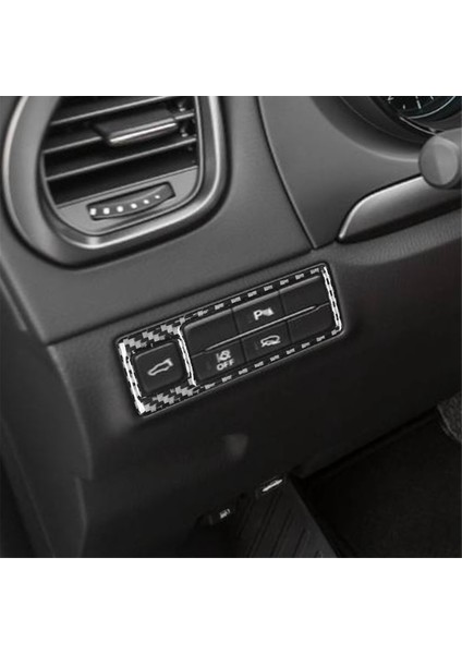 Gerçek Karbon Fiber Cx9 -9 2016-2022 Far Anahtarı Paneli Kapak Trim Etiket Araba Iç Aksesuarları (Yurt Dışından) indirimleri