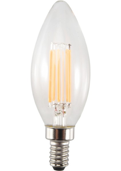 Kısılabilir E12 6W Cob Mum Alev Filament LED Ampul Lamba 10*3.5cm (Yurt Dışından)