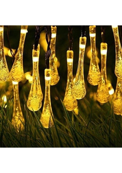 100 LED Güneş Dize Işıklar Veranda Bahçe Tatil Süslemeleri Için Su Geçirmez Yağmur Damlası Peri-Renk (Yurt Dışından) indirimleri