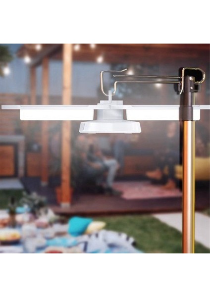 Açık Çok Fonksiyonlu Taşınabilir Kamp Lambası Solar Şarj El Çadır Işığı (Yurt Dışından)