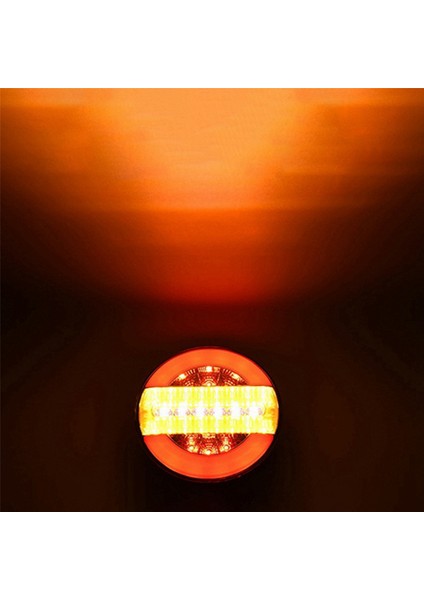 4 Adet 4 Inç Römork Dinamik Kuyruk Lambası 24V LED Kamyon Freni Yuvarlak Su Hamburger Arabalar, Tekneler, Otobüsler Için (Yurt Dışından) fiyatları