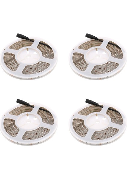 4x 20W LED Uv Işık Şeridi Ultraviyole Esnek Mor 16.5ft Siyah Işık 5m 300LED (Yurt Dışından)
