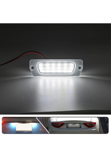 Araba LED Plaka Işığı 198231 4200/GT 2001-2007 Granturismo Grancabrio Numarası Lambası (Yurt Dışından)