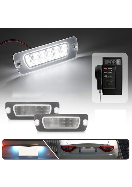 Araba LED Plaka Işığı 198231 4200/GT 2001-2007 Granturismo Grancabrio Numarası Lambası (Yurt Dışından)