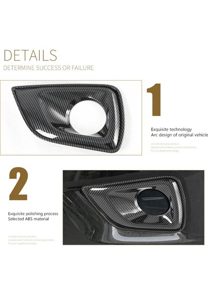 4x Navara NP300 2016-2021 Karbon Fiber Araba Ön Sis Lambası Lambası Dekoratif Çerçeve Kapak Trim Etiket (Yurt Dışından) fırsatları