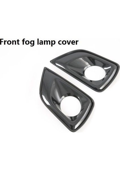 4x Navara NP300 2016-2021 Karbon Fiber Araba Ön Sis Lambası Lambası Dekoratif Çerçeve Kapak Trim Etiket (Yurt Dışından) indirimleri