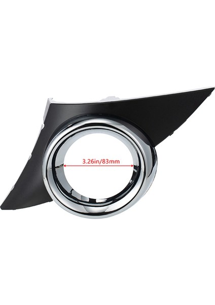 2x Araba Ön Sol Sis Aydınlatma Koruması Krom Sis Farları Çerçeve Izgara Oto Aksesuarları 207 Sport 2006-2009 Için (Yurt Dışından) fırsatları