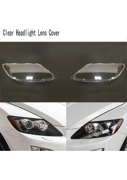 Cx7 -7 2008-2014 Için Şeffaf Far Lens Kapağı Yedek Kabuk (Yurt Dışından) indirimleri