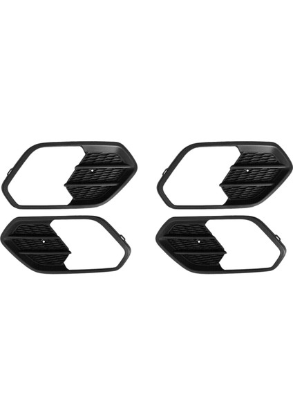 2x Araba Sol ve Sağ Ön Tampon Sis Lambası Lamba Çerçevesi Izgara Kapağı Kaçış 2017-2019 Için (Yurt Dışından)