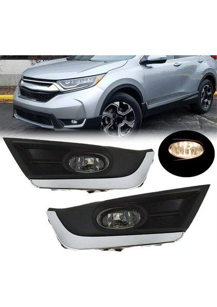 1 Çift Ön Halojen Sis Farları Ayar Kapağı Sürüş Lambaları W/kablolama Kiti -V 2017-2019 HO2593141 HO2592141 (Yurt Dışından) fiyatları